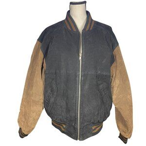 🚫🚫SOLD🚫🚫Free Country Suede Baseball Bomber Jacket